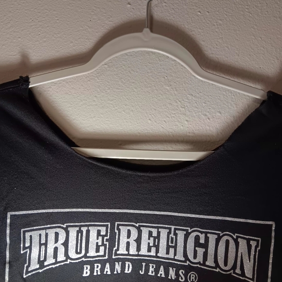 True Religion Black Graphic Short Sleeve Tee - Picture 3 of 11